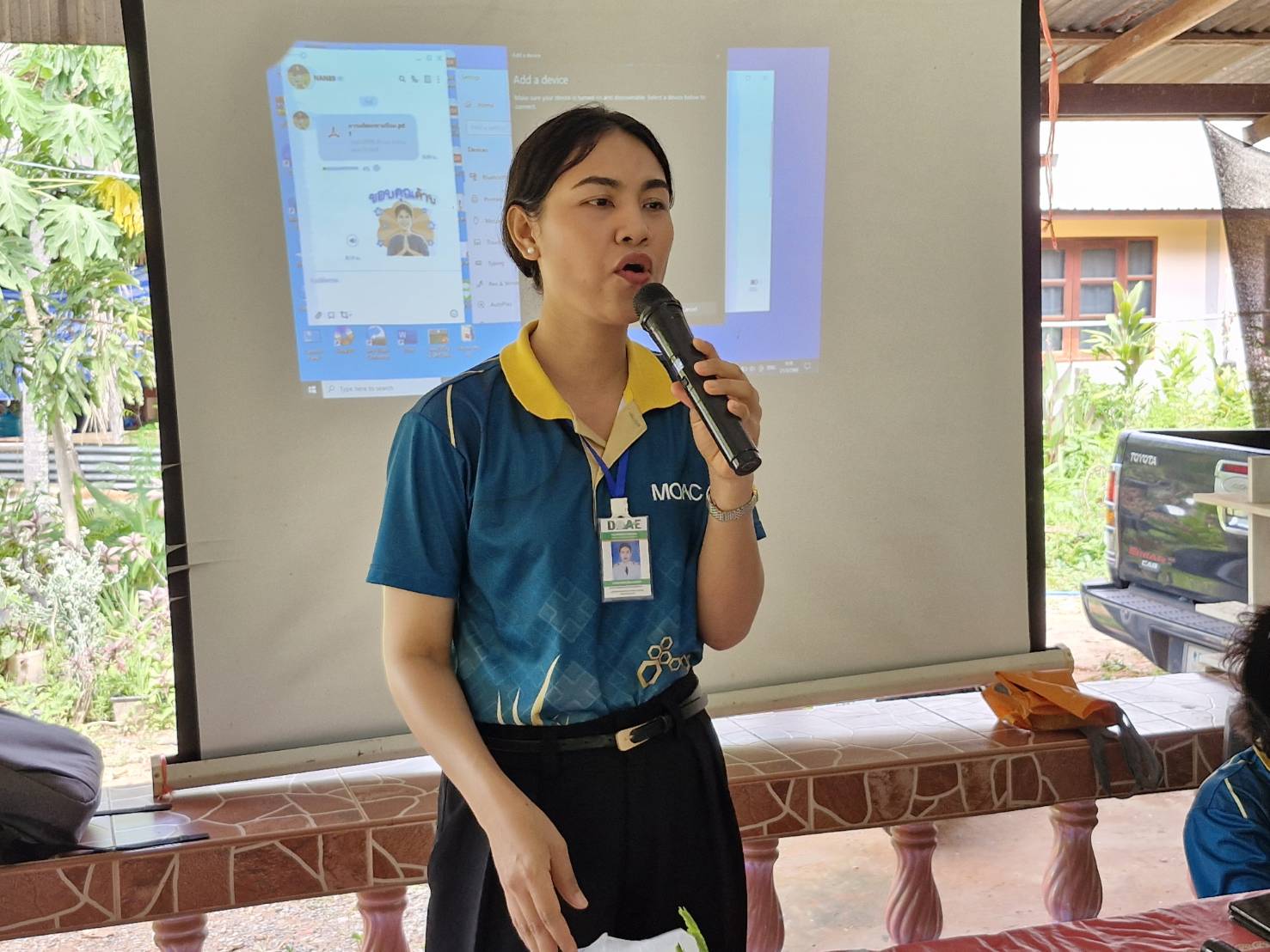 เจ้าหน้าที่ศูนย์ฯ เป็นวิทยากรพัฒนาเกษตรกร (เสริมสร้างศักยภาพเกษตรกรผู้นำ) ครั้งที่ 2