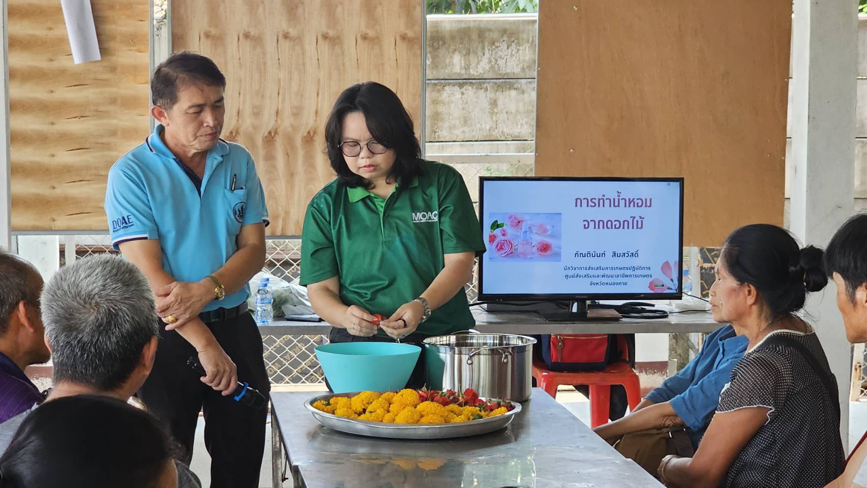 เจ้าหน้าที่ศูนย์ฯ เป็นวิทยากร เวทีแห่งการเรียนรู้การแปรรูปเพิ่มมูลค่าสินค้าเกษตร